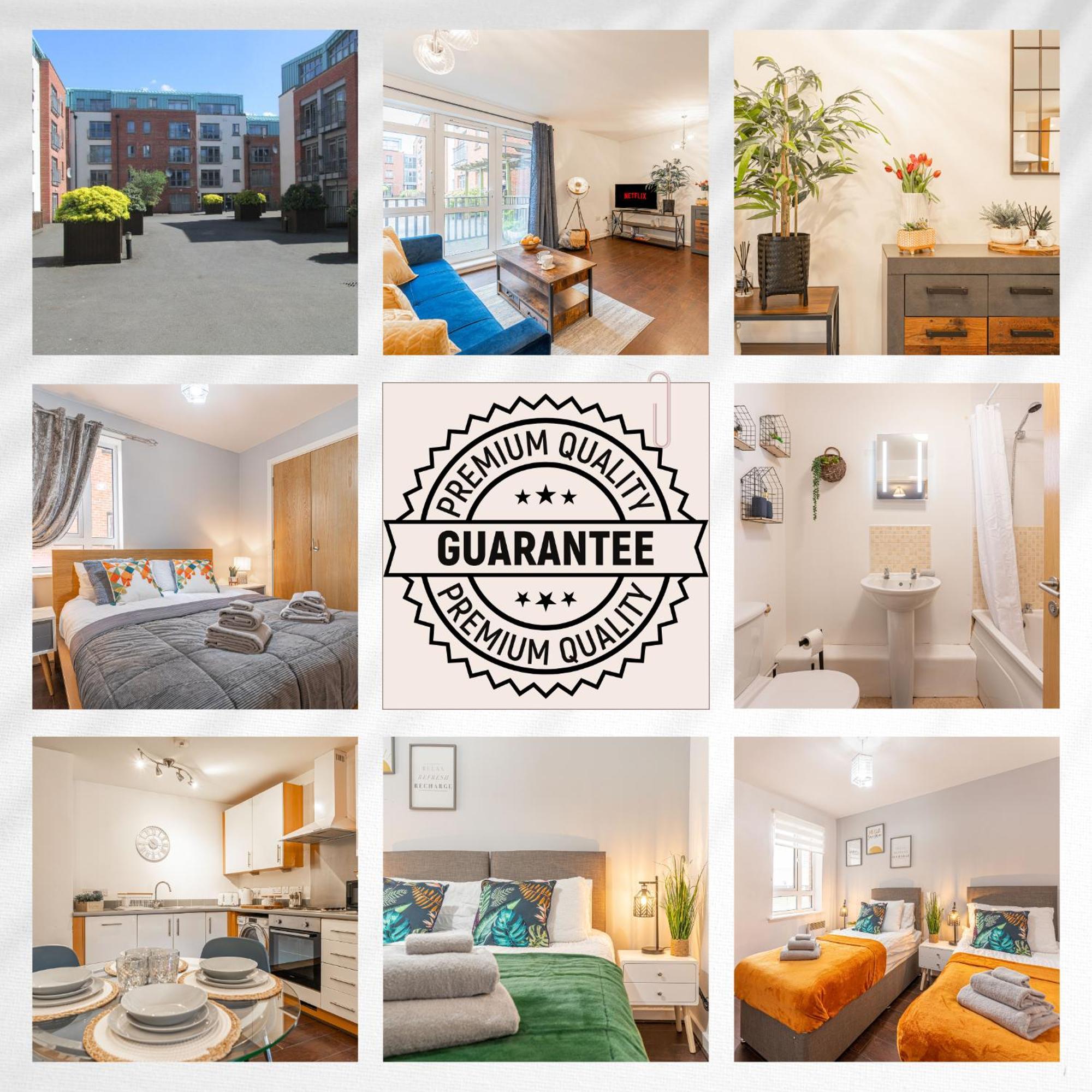 City Centre Flat Ideal For Contractors, Families & Relocators - Disable People Welcome - Free Parking, Fast Wifi, Smart Tv And 2 Bathrooms, 7Min Walk From Train Station! Coventry Kültér fotó
